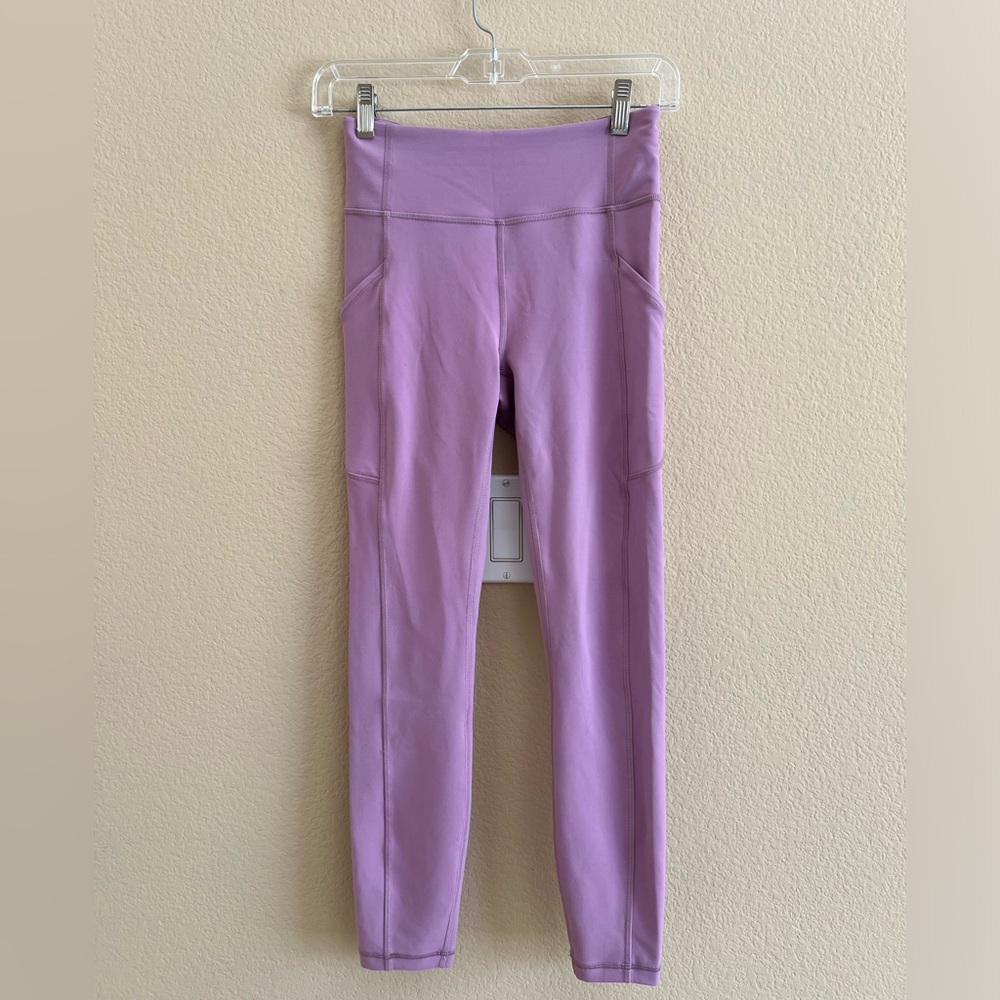 LULULEMON align dusty mauve leggings, size 4